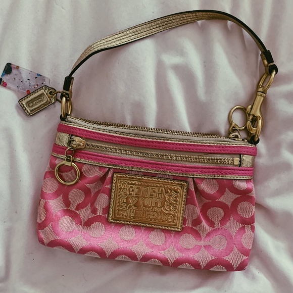 Coach poppy clutch Clearance